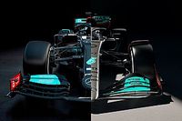 Comparación de los autos F1 Mercedes 2022 vs. 2021