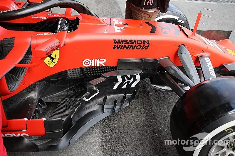 Ferrari technical detail