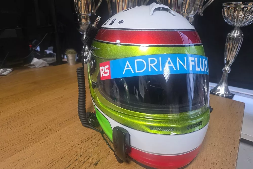 Caleb McDuff helmet