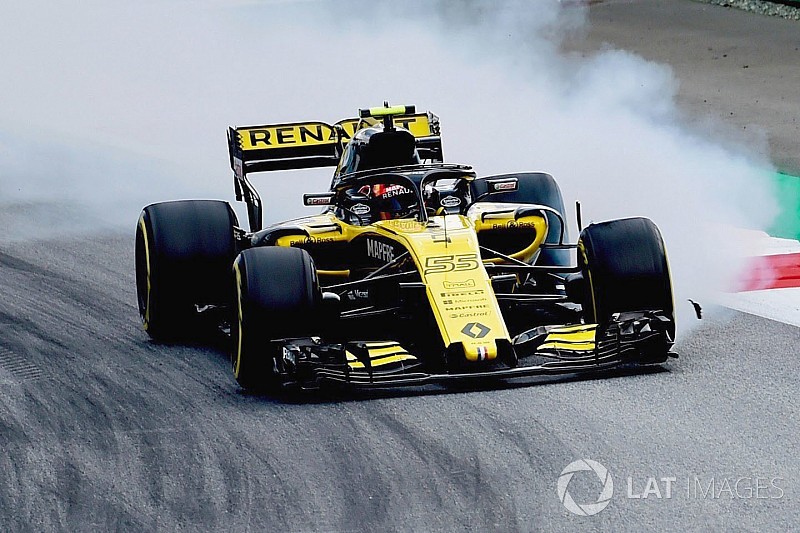 Sainz says blistering made Renault car