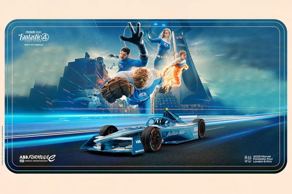 Colaboraci&oacute;n de la F&oacute;rmula E con Marvel Studios