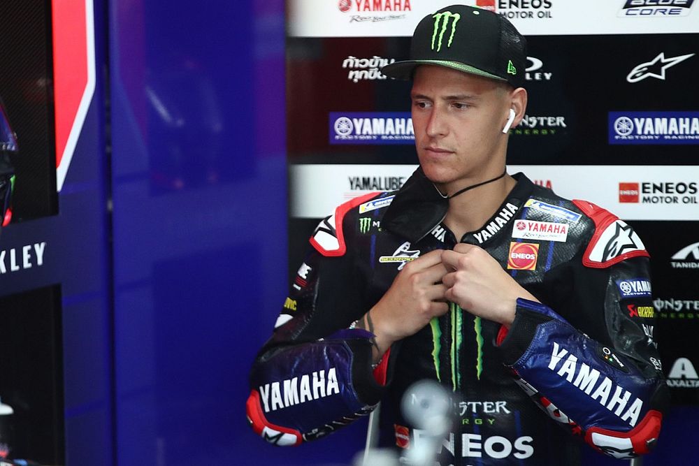 Quartararo "ne peut pas" se préparer au mauvais grip du circuit