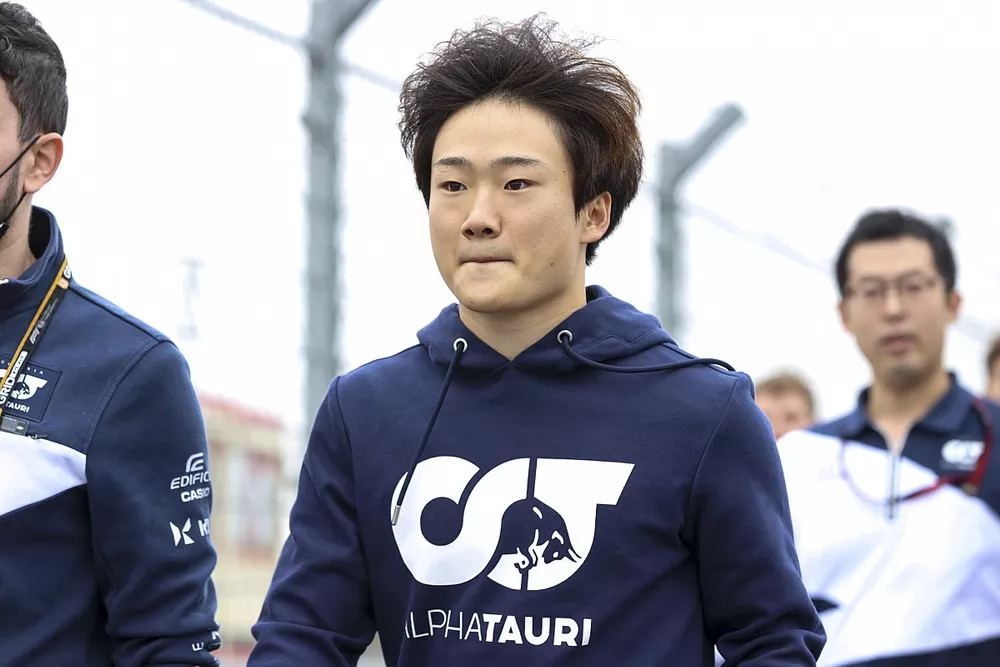 Yuki Tsunoda, AlphaTauri fait un tour de piste