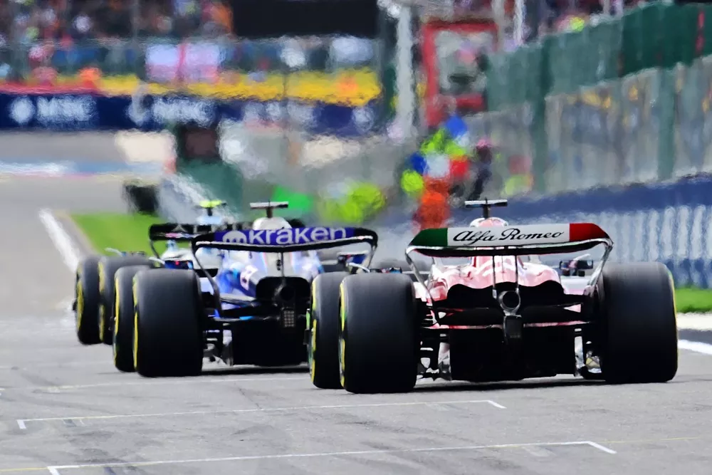 Alex Albon, Williams FW45, Valtteri Bottas, Alfa Romeo C43