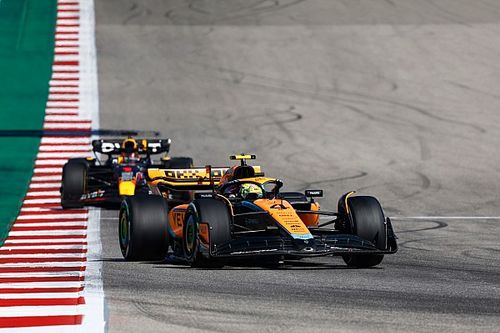 Norris no pudo "aguantar" la degradaci&oacute;n de los neum&aacute;ticos en Austin