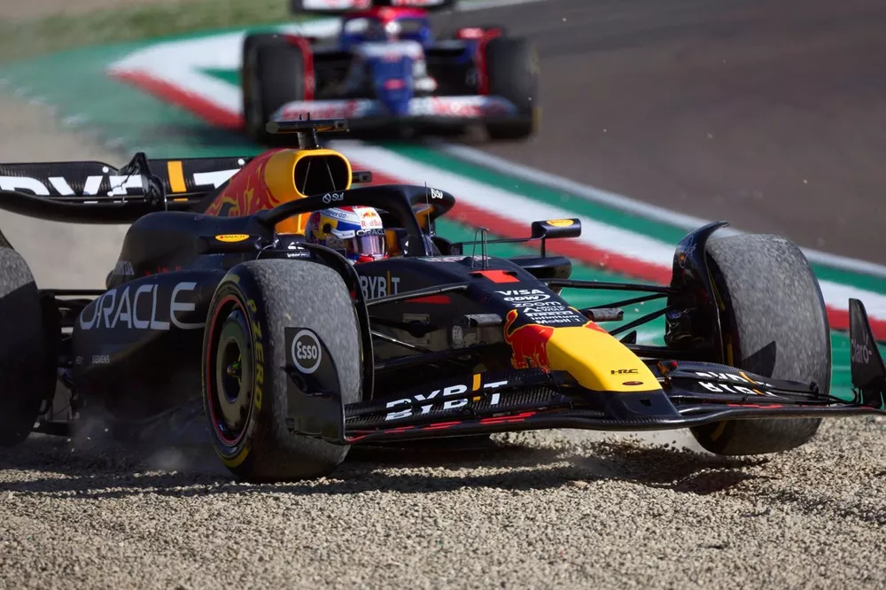 Max Verstappen, Red Bull Racing in the gravel