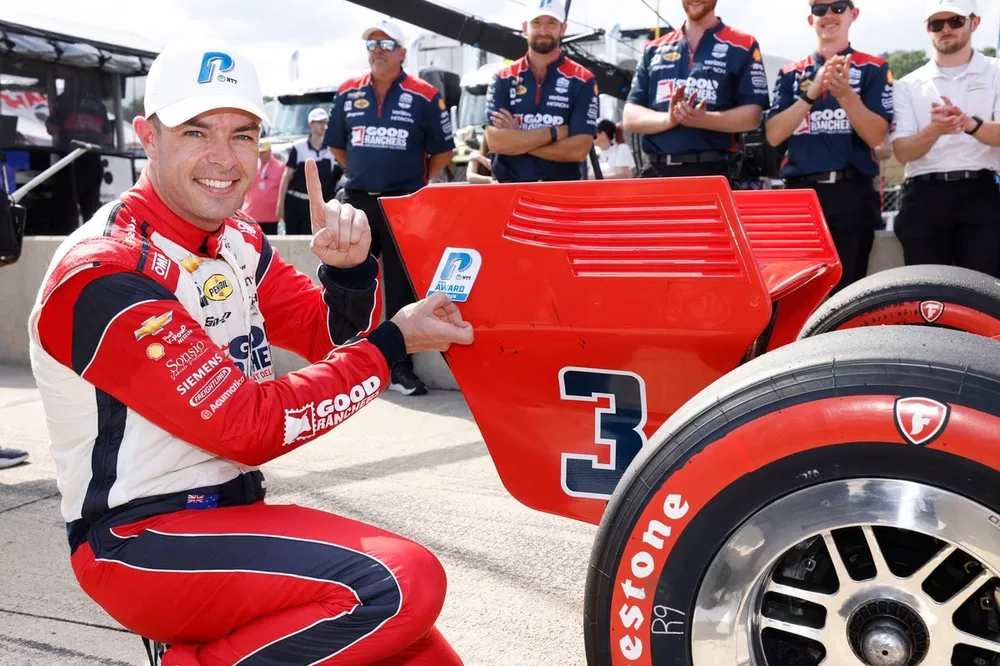 Scott McLaughlin, Team Penske Chevrolet, NTT P1 Award, Pole