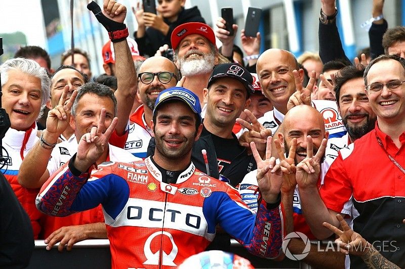 Segundo lugar Danilo Petrucci, Pramac Racing