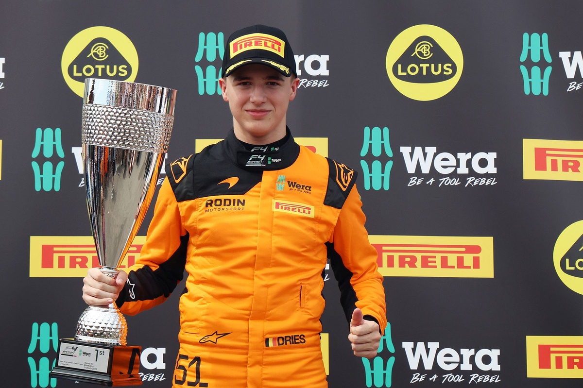 Dries Van Langendonck secures British F4 title at Brands Hatch