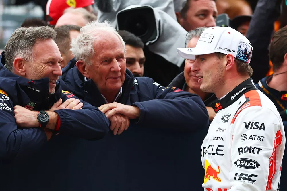 Max Verstappen, Red Bull Racing, Christian Horner, Red Bull Racing, Helmut Marko, Red Bull Racing