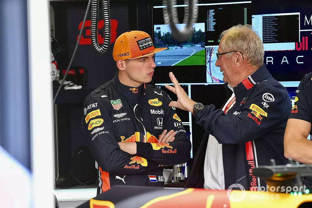 Max Verstappen, Red Bull Racing, Helmut Marko, Consultant, Red Bull Racing