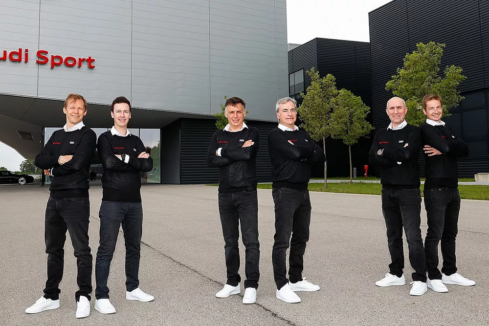 Audi drivers line-up