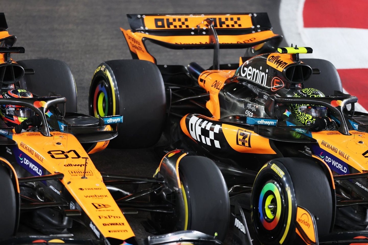 How Piastri batted away questions over his first-lap skirmish with Norris in Singapore GP