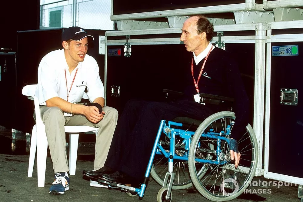 Jenson Button et Frank Williams