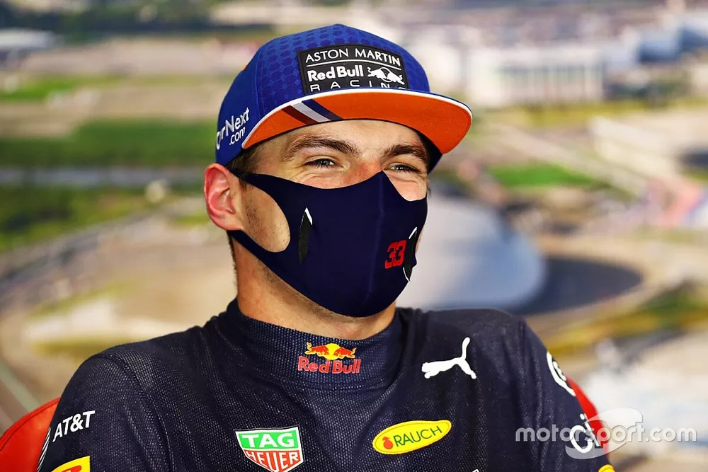 Max Verstappen, Red Bull Racing en la conferencia post carrera