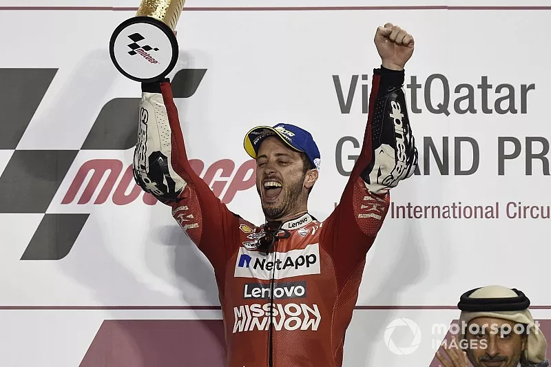 Podium: Andrea Dovizioso, Ducati Team