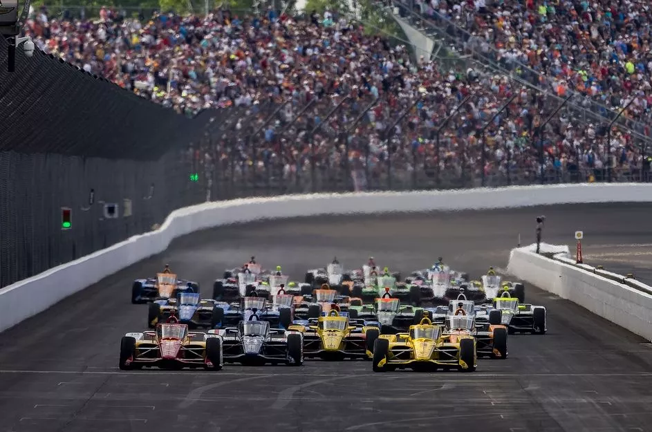 Scott McLaughlin, Team Penske Chevrolet, Josef Newgarden, Team Penske Chevrolet, Santino Ferrucci, A.J. Foyt Enterprises Chevrolet, Alex Palou, Chip Ganassi Racing Honda