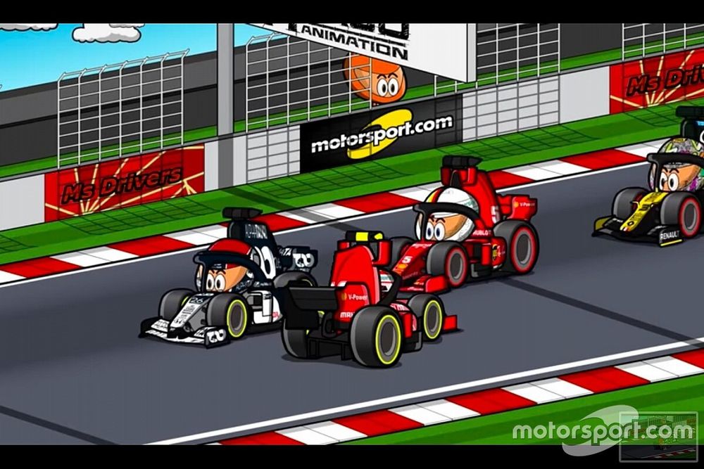 El trompo de Leclerc en el GP de Espa&ntilde;a, por los MiniDrivers