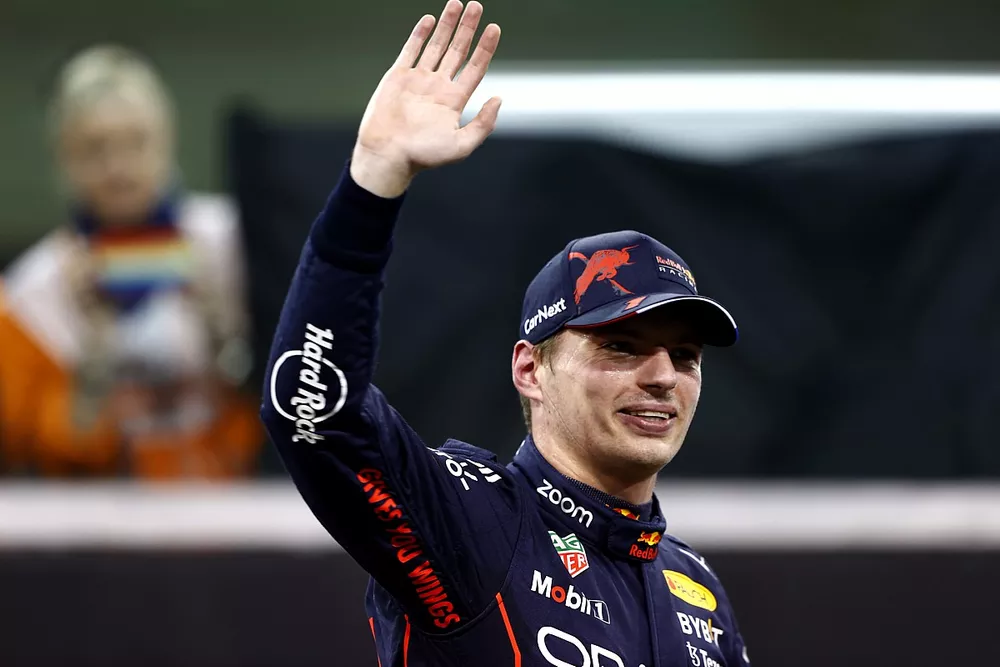 Pole man Max Verstappen, Red Bull Racing