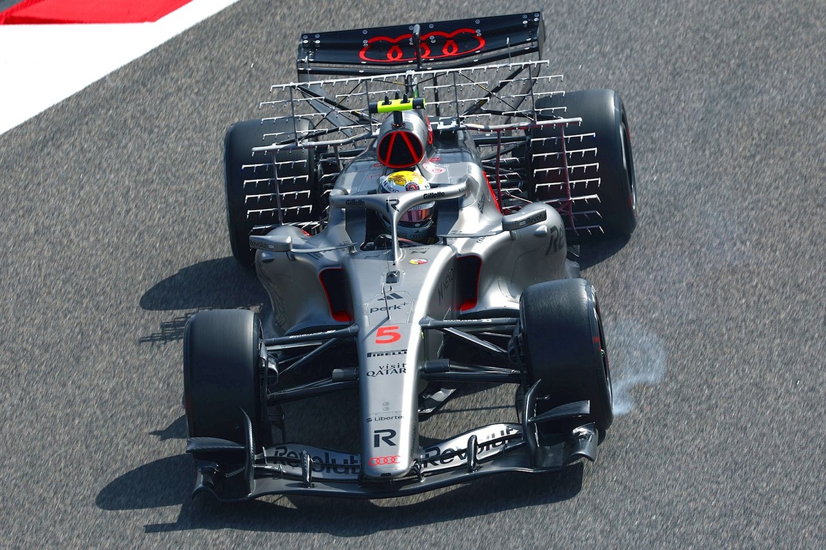 Audi F1 revoluciona su coche de 2026 con un atrevido diseño lateral