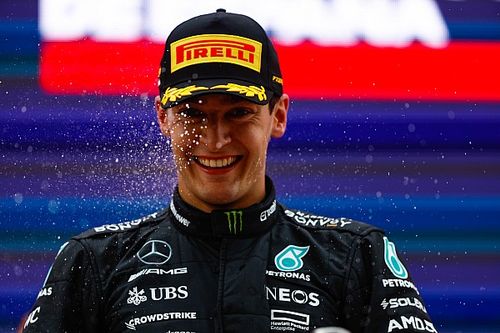 Sueur ou pluie ? Russell explique son "embarrassante" confusion