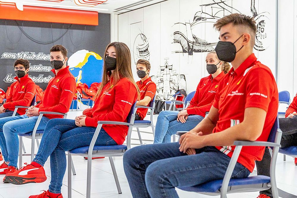 Los jóvenes pilotos de la Ferrari Driver Academy para 2022