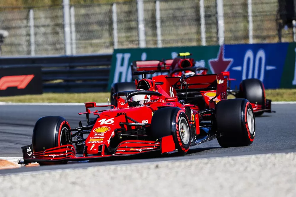 Charles Leclerc, Ferrari SF21, Carlos Sainz Jr, Ferrari SF21