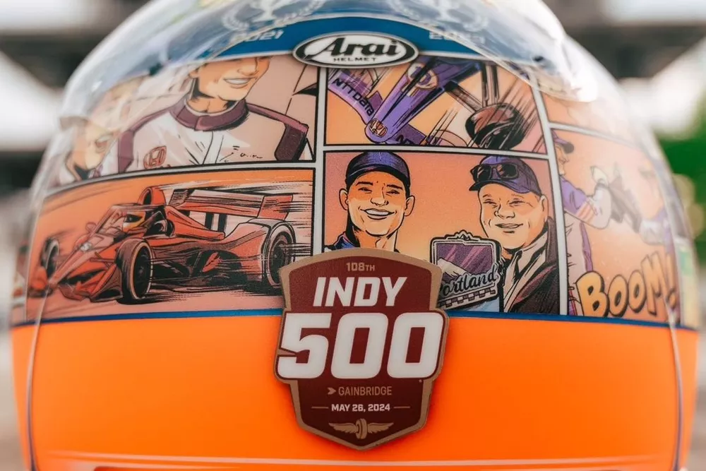 Casco Palou Indy 500.jfif