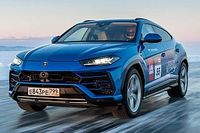 Lamborghini Urus alcança 298 km/h e bate recorde de velocidade no gelo