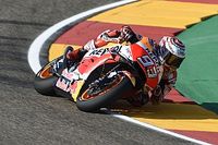 Márquez se quedó con el mejor tiempo del viernes en Aragón