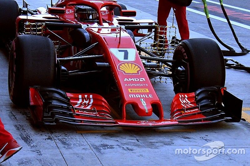 Ferrari SF71H, ala anteriore