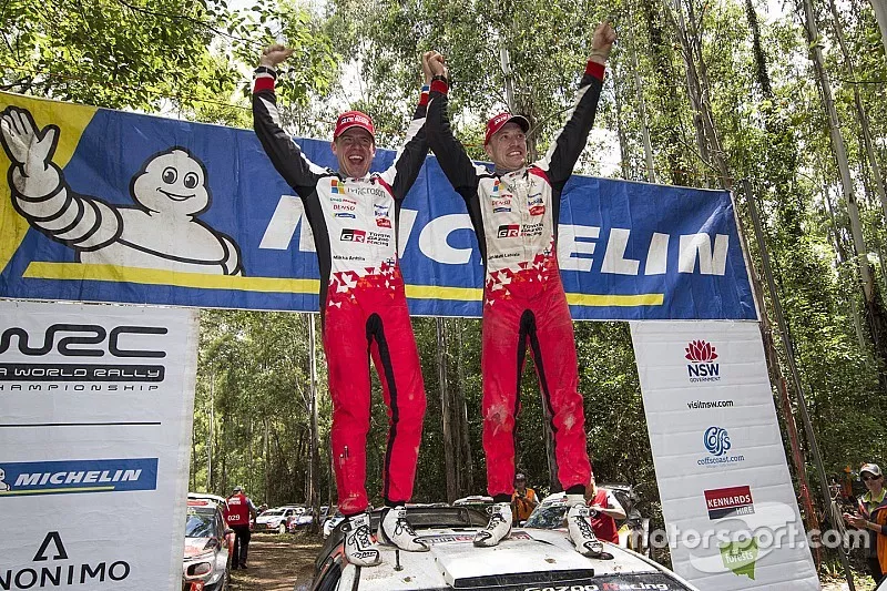 Winners Jari-Matti Latvala, Miikka Anttila, Toyota Yaris WRC, Toyota Gazoo Racing