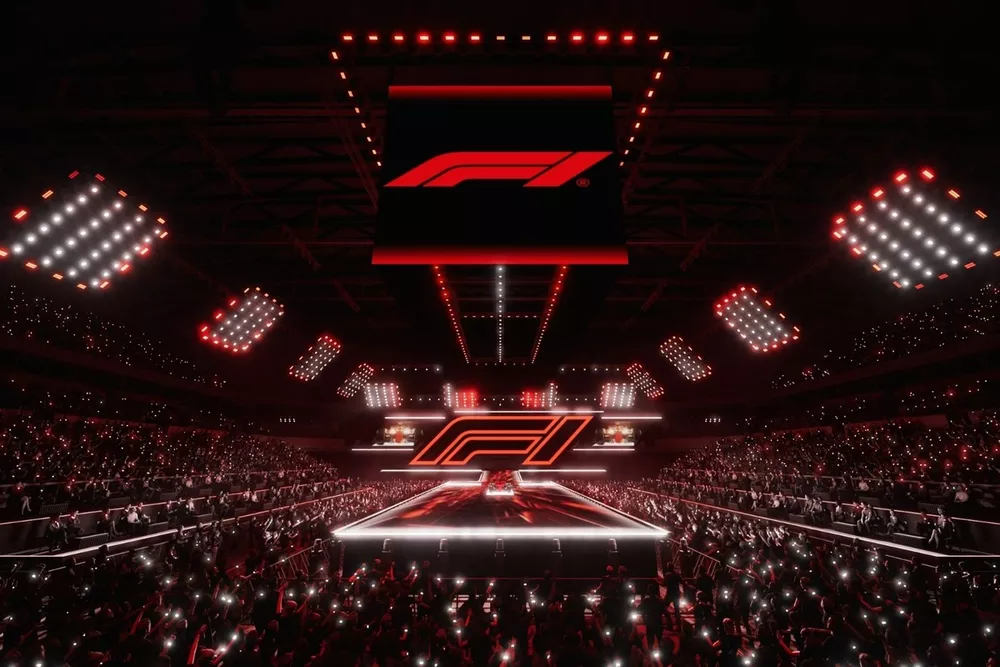 Render evento di presentazione all'O2 Arena