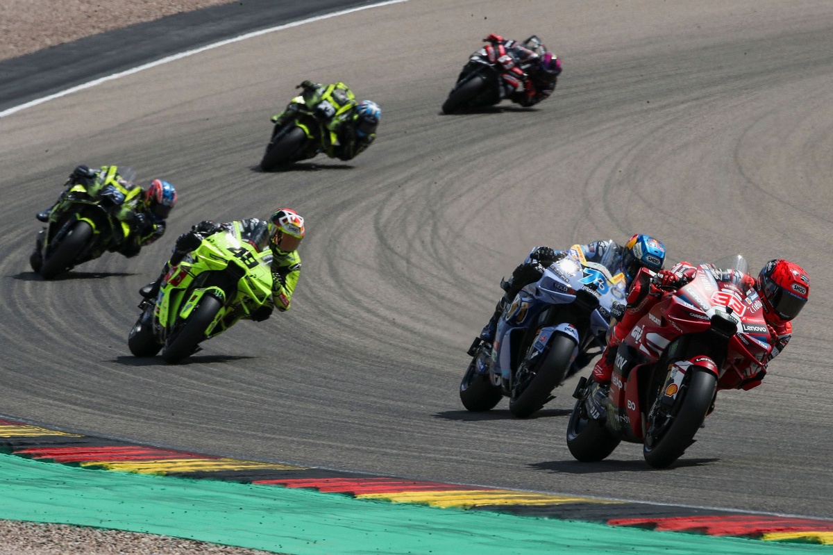MotoGP GP van Duitsland: Marc Marquez leidt Ducati-sweep in sprintrace