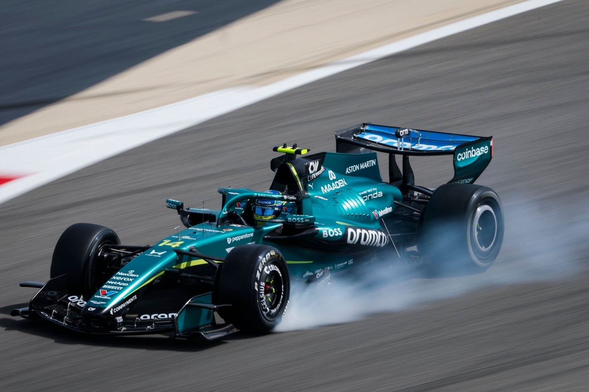 Así fue el test de F1 en Bahrein para Alonso: fotos, tiempos, vueltas y más
