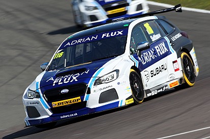 Donington BTCC: Sutton takes shock pole for Subaru