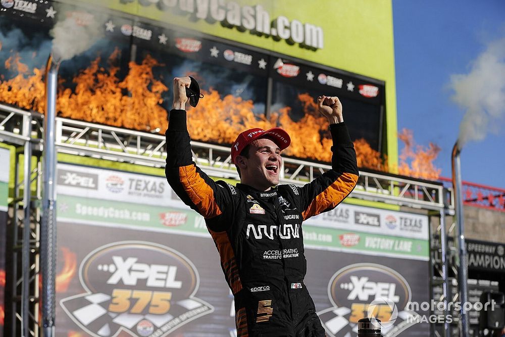 Race winner Patricio O'Ward, Arrow McLaren SP Chevrolet