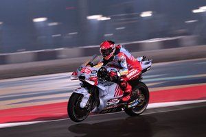 MotoGP Qatar GP: Marquez tops shortened second practice at wet Losail