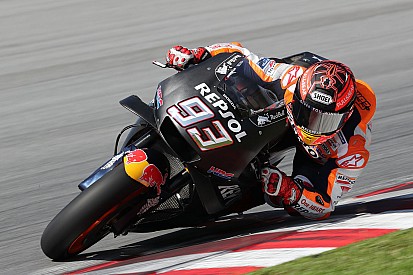Injured Marquez tops first day of pre-season testing