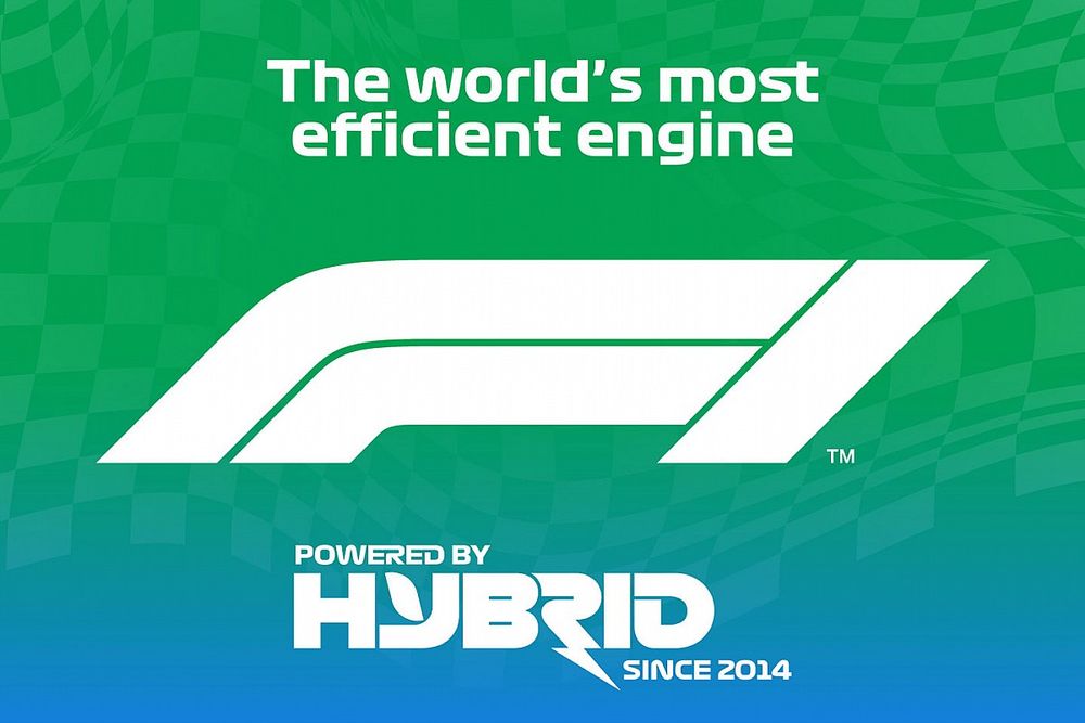 El logo de la F1 Híbrida
