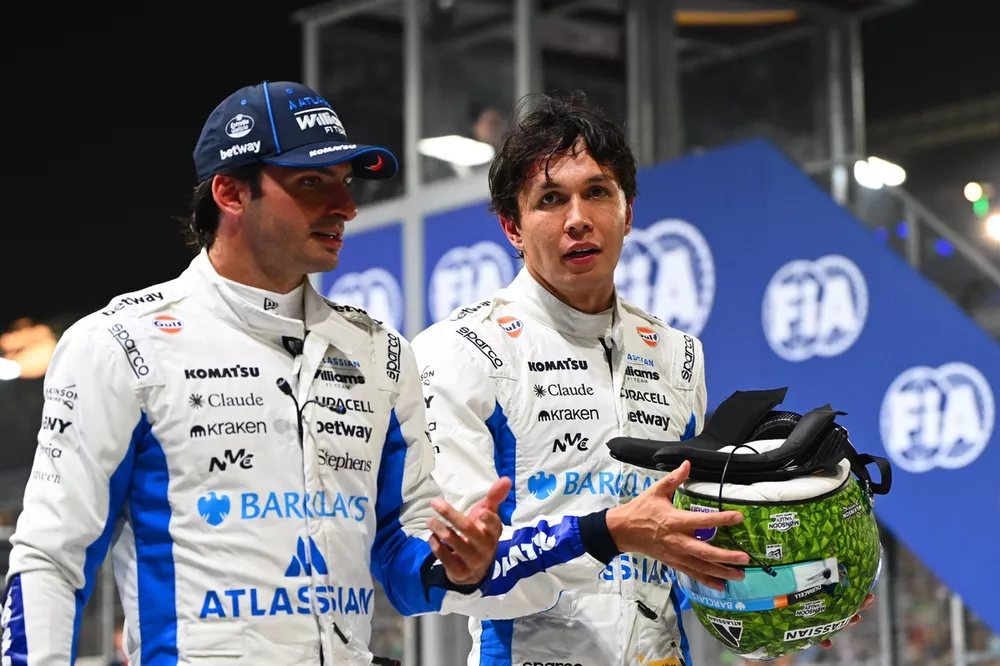 Alexander Albon, Williams, Carlos Sainz, Williams