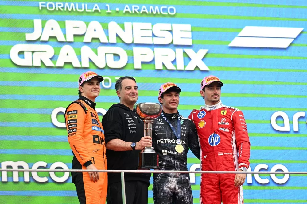 Charles Leclerc, Ferrari, Oscar Piastri, McLaren, Andrea Kimi Antonelli, Mercedes