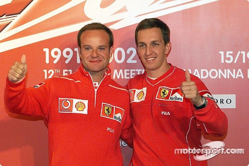 Rubens Barrichello and Luciano Burti