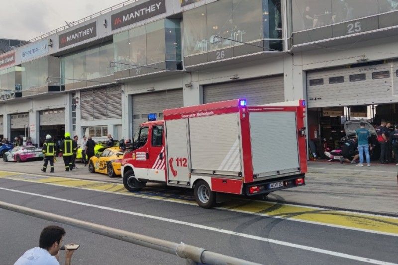 Schwere Explosion im NLS-Fahrerlager