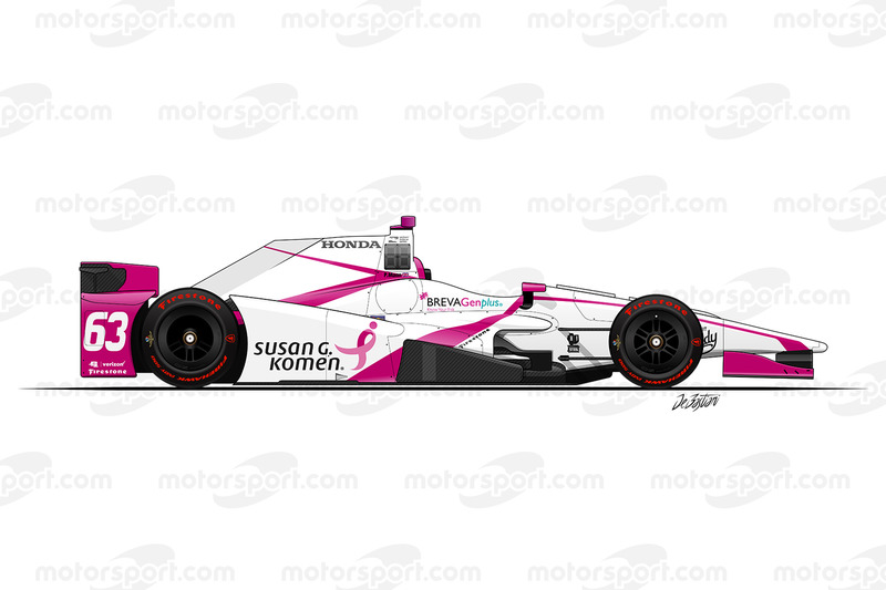 #63 - Pippa Mann, Dale Coyne Racing Honda