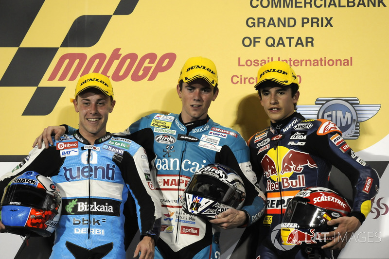 Podium : 1er Nicolás Terol, 2e Efrén Vázquez, 3e Marc Márquez
