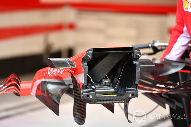 Ferrari SF71H, orrkúp, részlet