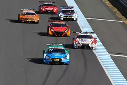 Super-GT und DTM-Fahrzeuge auf der Strecke