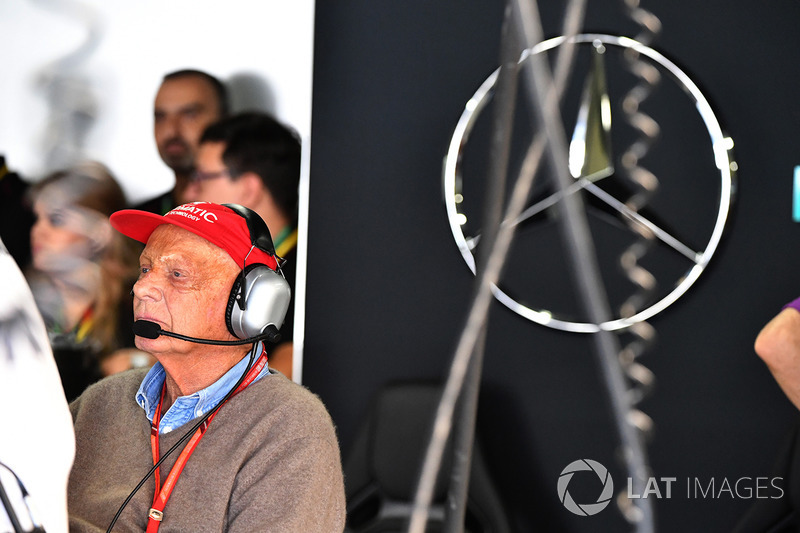 Niki Lauda, presidente no ejecutivo de Mercedes AMG F1