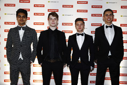 Enaam Ahmed, Daniel Ticktum, Max Fewtrell and Harrison Scott